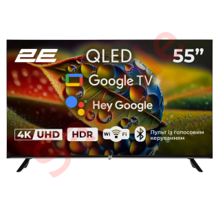 Телевізор 2E 55" 55A77Q (2E-55A77Q) Black