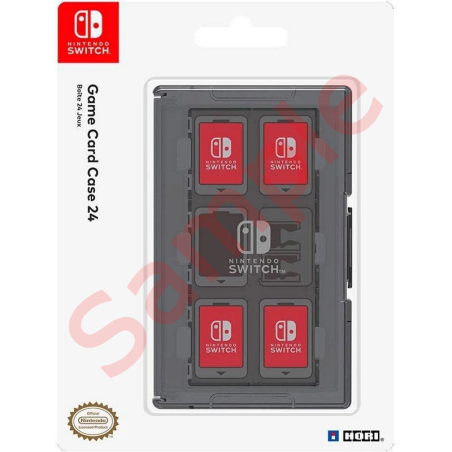Кейс для зберігання ігрових карт Hori Game Card Case 24 for Nintendo Switch (873124006209) Black - фото 2