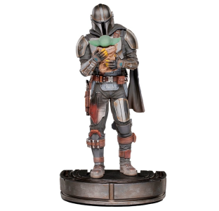 Статуетка Iron Studio Mandalorian The Mandalorian and Grogu (LUCSWR43821-10)
