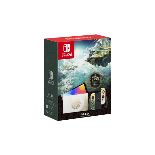 Консоль Nintendo Switch OLED Model HEG-001 The Legend of Zelda: Tears of the Kingdom Limited Edition 64GB Gold - фото 6