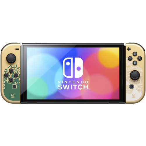 Консоль Nintendo Switch OLED Model HEG-001 The Legend of Zelda: Tears of the Kingdom Limited Edition 64GB Gold - фото 5